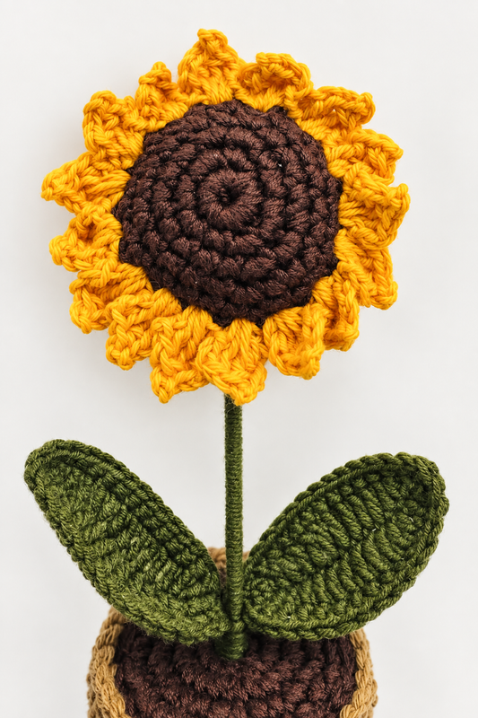 Golden Sunflower Bloom Pot