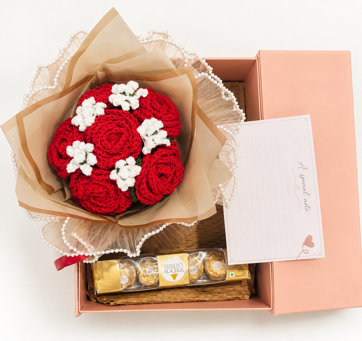 Har Pal — Crochet Rose & Chocolate Hamper