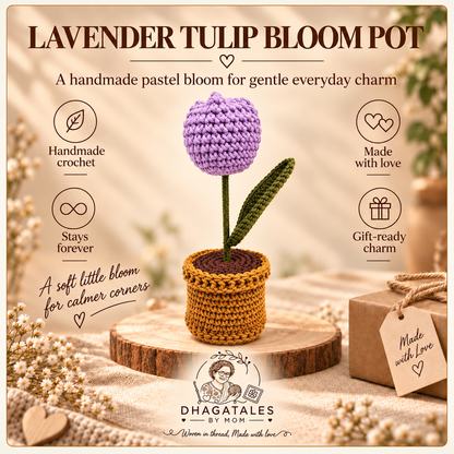 Lavender Tulip Pot