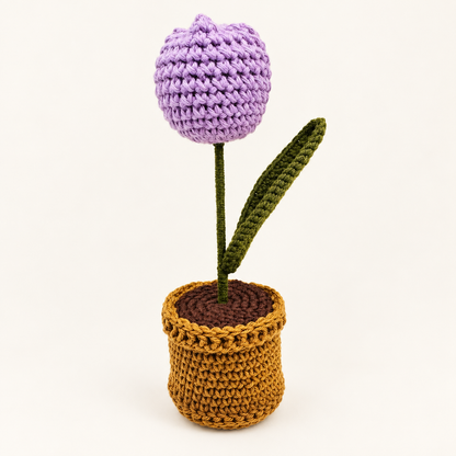 Lavender Tulip Pot