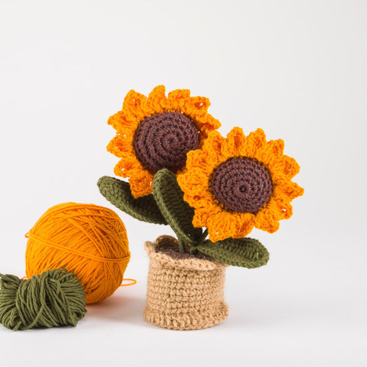 Golden Sunflower Duo Pot