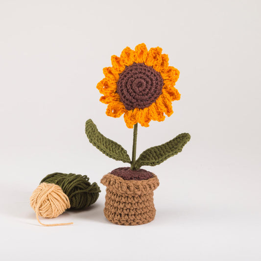 Golden Sunflower Bloom Pot
