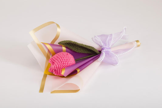 Wrapped in Love – Pink Tulip
