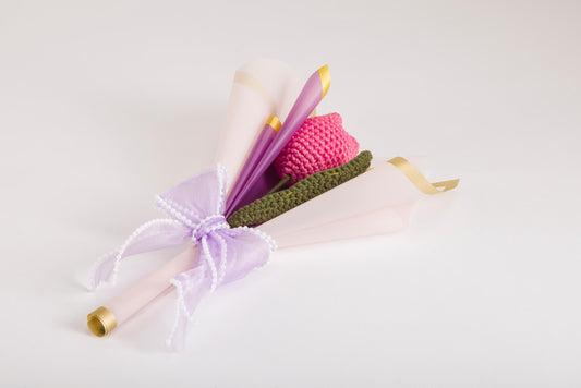 Wrapped in Love – Pink Tulip