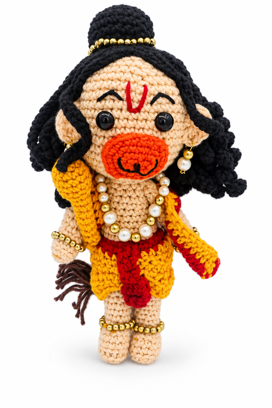 Handmade Crochet Hanuman Ji