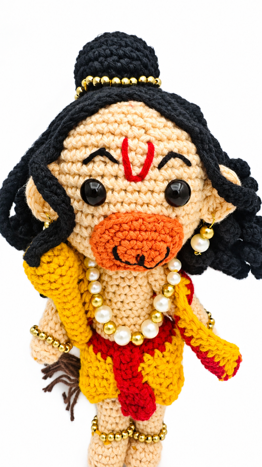 Handmade Crochet Hanuman Ji