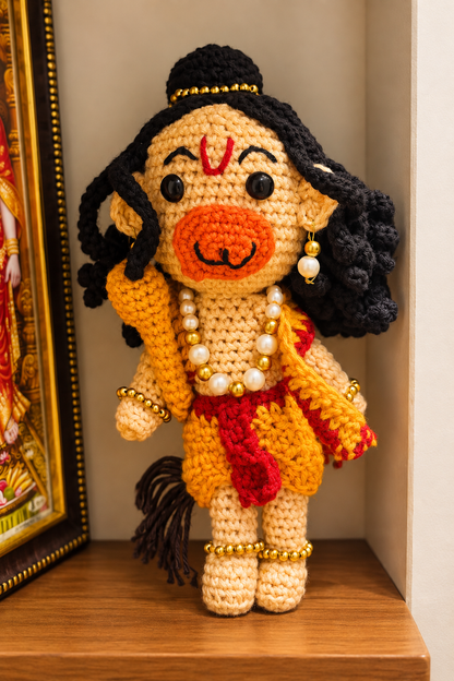 Handmade Crochet Hanuman Ji