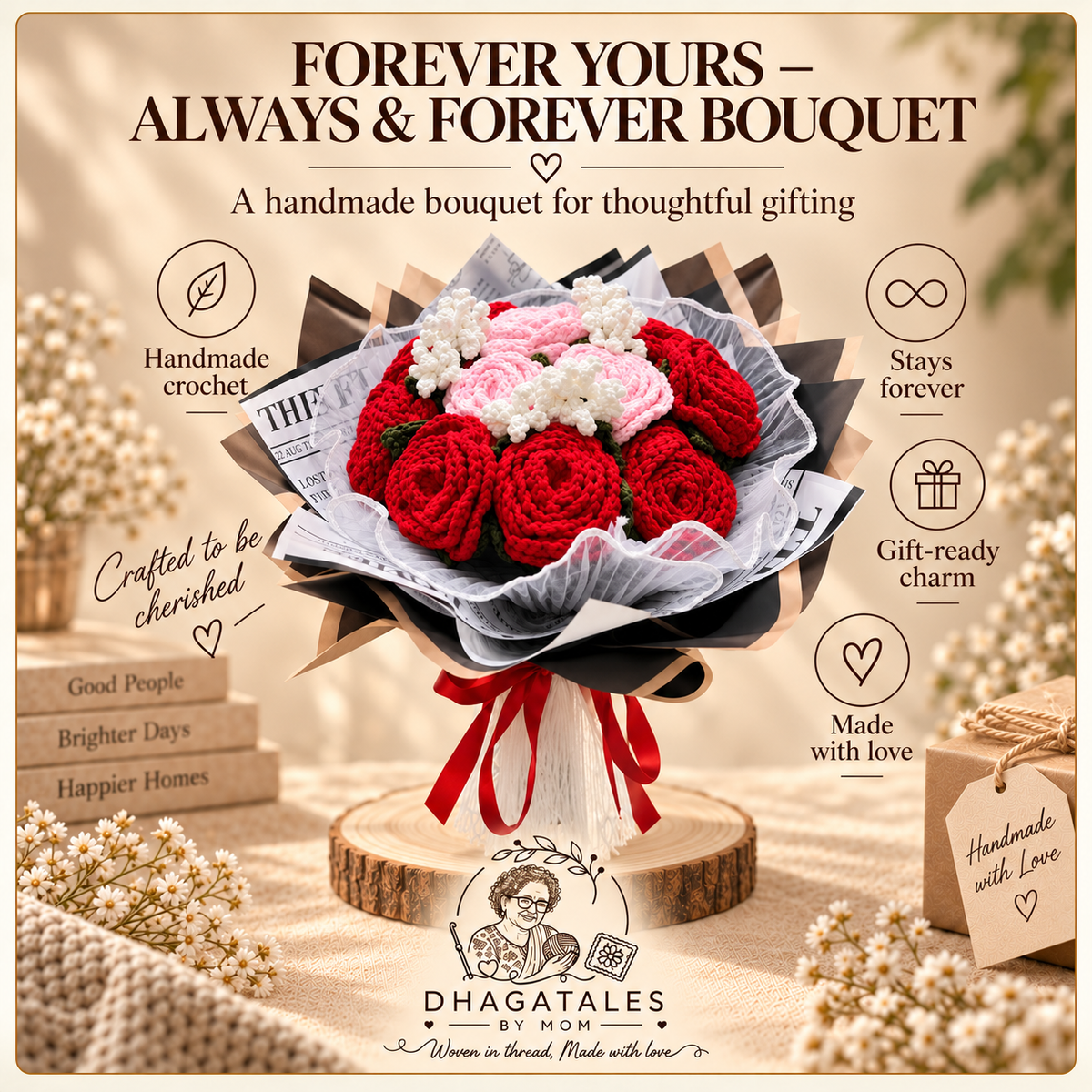 Forever Yours – Always & Forever Bouquet feature card