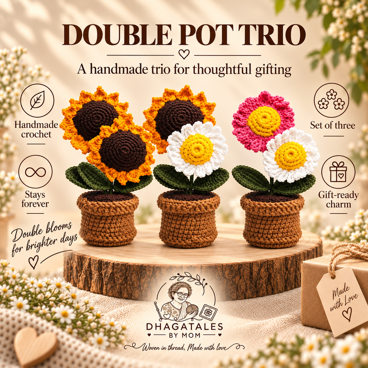 Luxe Duo Pot Set – 3 Pots