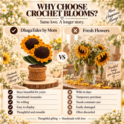 Golden Sunflower Duo Pot