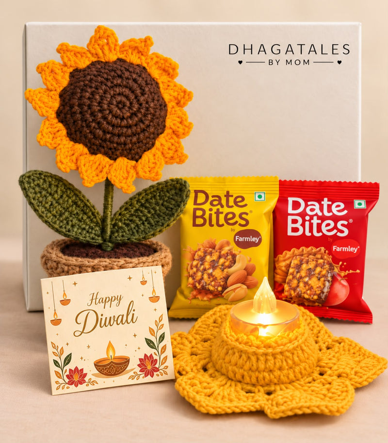 Sunflower Joy handmade Diwali gift hamper
